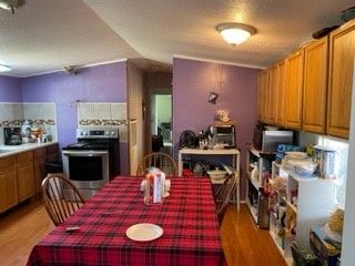 Dining room, Interior, Kitchen, Stainless Steel Appliances, Wood Texture Flooring