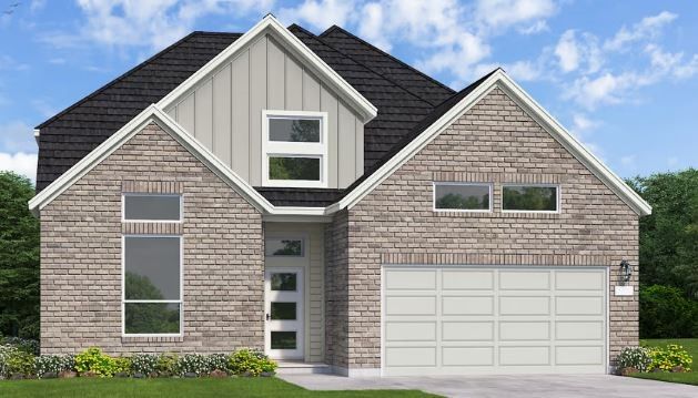 Attached, Exterior, Facade, Brick Facade, Brick Traditional