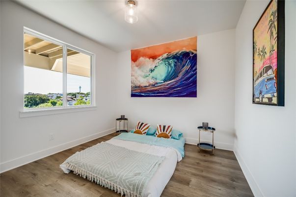 Bedroom, Interior, Wood Texture Flooring