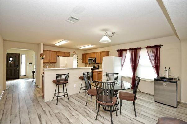 Dining room, Interior, Kitchen, Wood Texture Flooring