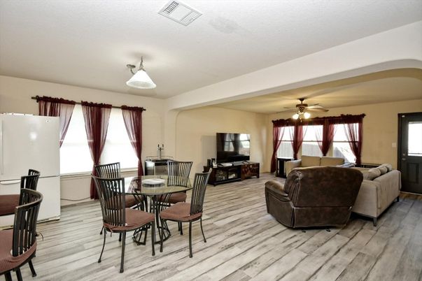 Dining room, Interior, Living room, Wood Texture Flooring