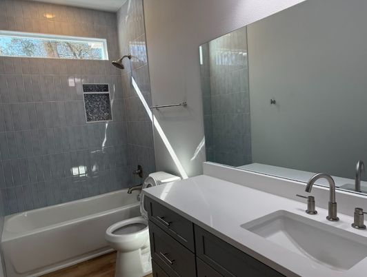 Bathroom, Interior, Wood Texture Flooring