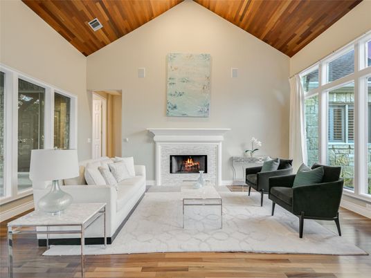 Fireplace, Interior, Living room, Wooden Ceilings, Wood Texture Flooring