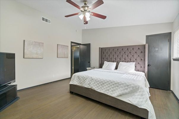 Bedroom, Interior, Wood Texture Flooring