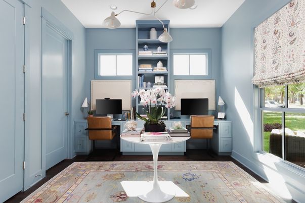 Home Office, Interior, Wood Texture Flooring