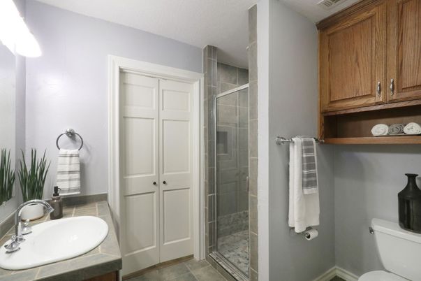 Bathroom, Glass Shower, Interior