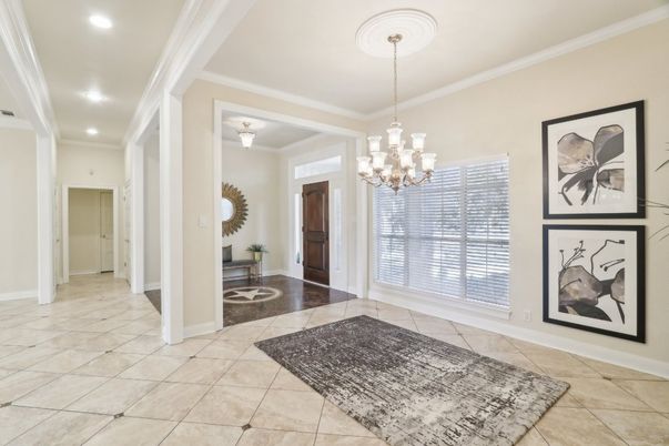 Chandelier, Interior, Recessed Lighting