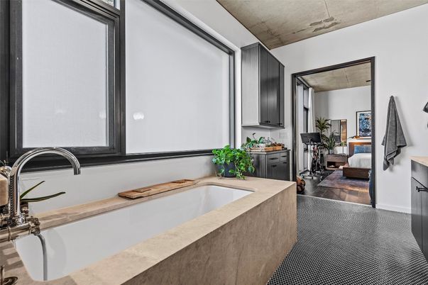 Bathroom, Interior, Wood Texture Flooring