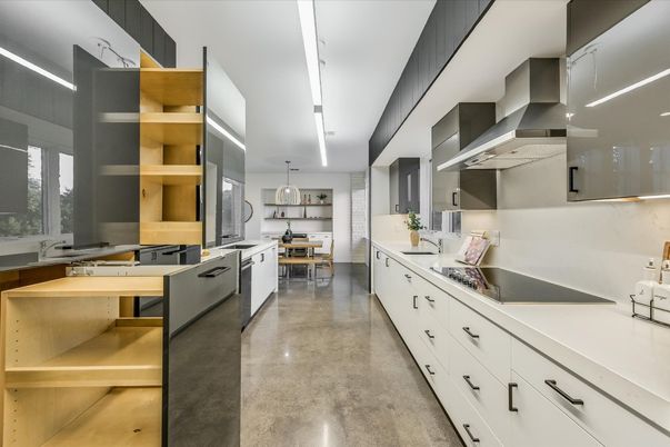 Dining room, Interior, Kitchen, Pendant Lights