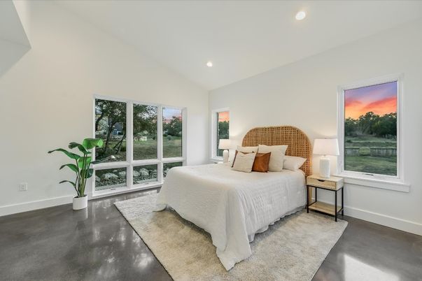 Bedroom, Interior, Recessed Lighting
