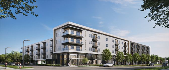 Exterior, Facade, Condo Building