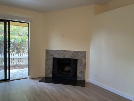 Fireplace, Interior, Wood Texture Flooring