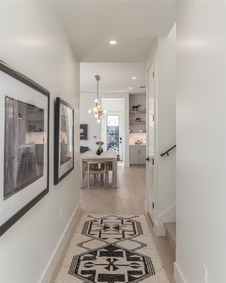 Dining room, Interior, Pendant Lights, Recessed Lighting
