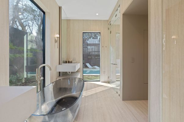 Bathroom, Interior, Recessed Lighting