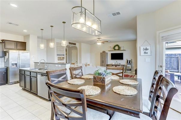 Dining room, Interior, Kitchen, Pendant Lights, Recessed Lighting