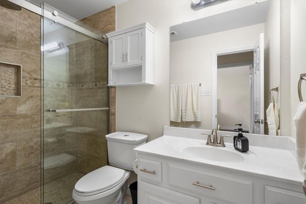 Bathroom, Glass Shower, Interior