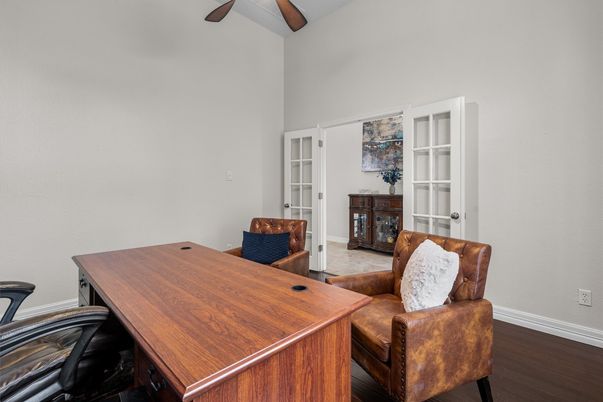 Home Office, Interior, Wood Texture Flooring