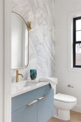 Bathroom, Interior, Wood Texture Flooring