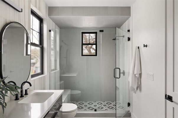 Bathroom, Glass Shower, Interior