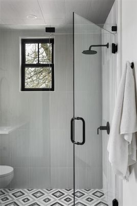 Bathroom, Glass Shower, Interior