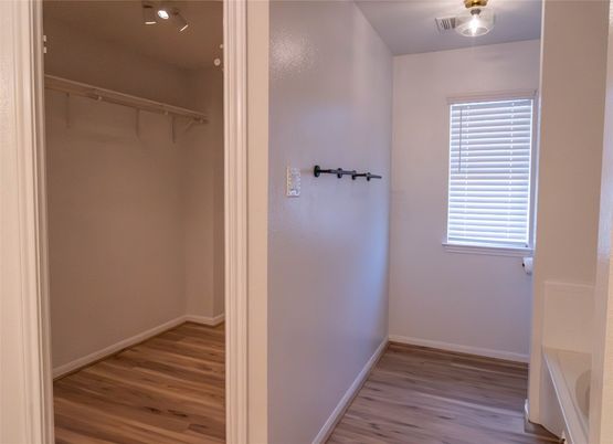 Interior, Walk-in Closets, Wood Texture Flooring