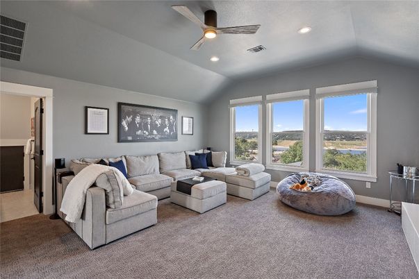 Interior, Living room, Recessed Lighting