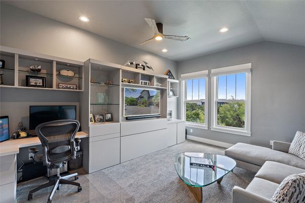 Home Office, Interior, Living room, Recessed Lighting