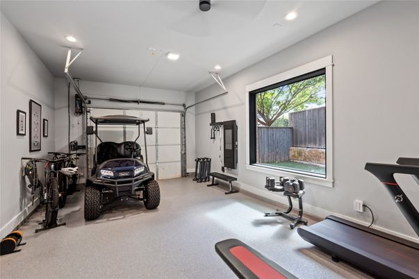 Fitness Equipment, Interior, Recessed Lighting