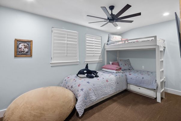 Bedroom, Interior, Recessed Lighting
