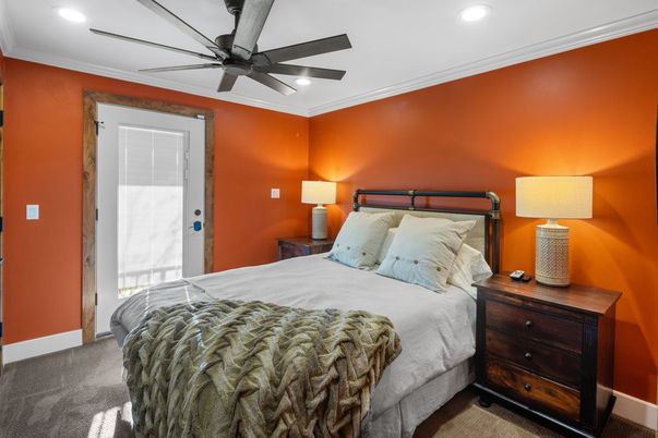 Bedroom, Interior, Recessed Lighting