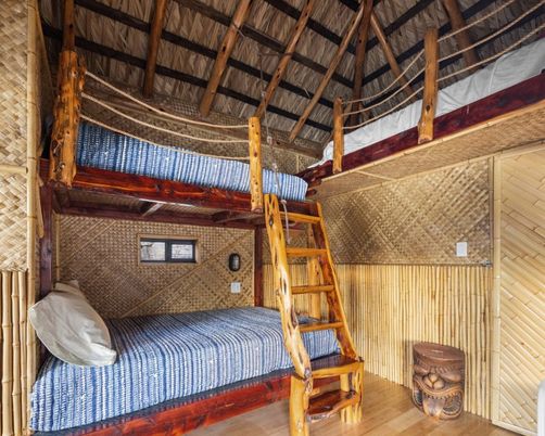 Bedroom, Interior, Wooden Beams, Wood Texture Flooring