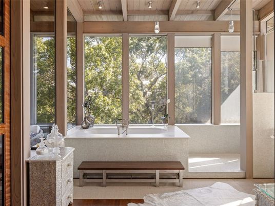 Bathroom, Interior, Wooden Beams, Wooden Ceilings