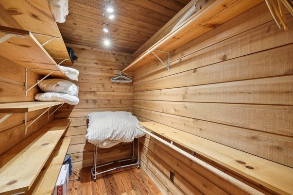 Interior, Walk-in Closets, Wooden Ceilings, Wood Texture Flooring, Wooden Walls