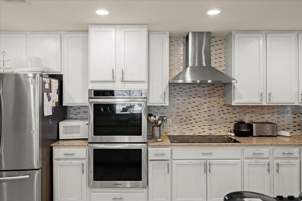 Interior, Kitchen, Recessed Lighting, Stainless Steel Appliances