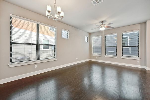 Chandelier, Empty room, Interior, Wood Texture Flooring