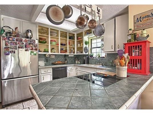 Interior, Kitchen, Tile Countertops