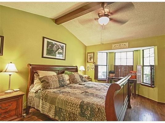 Bedroom, Interior, Wooden Beams, Wood Texture Flooring