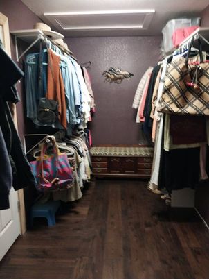 Interior, Walk-in Closets, Wood Texture Flooring