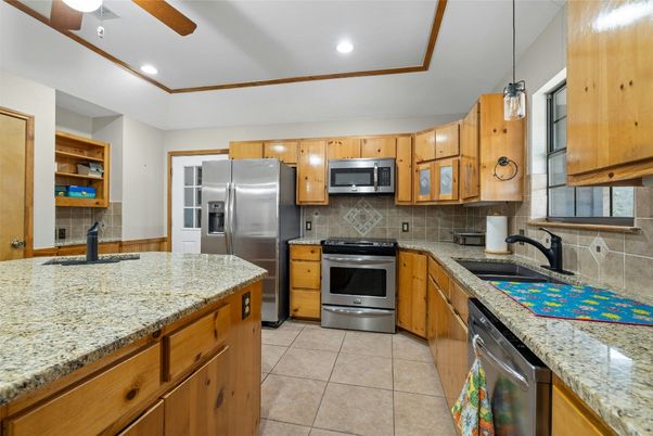 Interior, Kitchen, Recessed Lighting, Stainless Steel Appliances