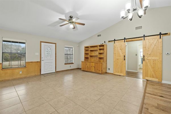 Chandelier, Empty room, Interior, Wood Texture Flooring