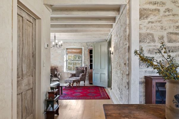 Chandelier, Interior, Wooden Beams, Wood Texture Flooring