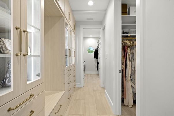 Interior, Recessed Lighting, Walk-in Closets, Wood Texture Flooring