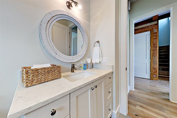 Bathroom, Interior, Wood Texture Flooring