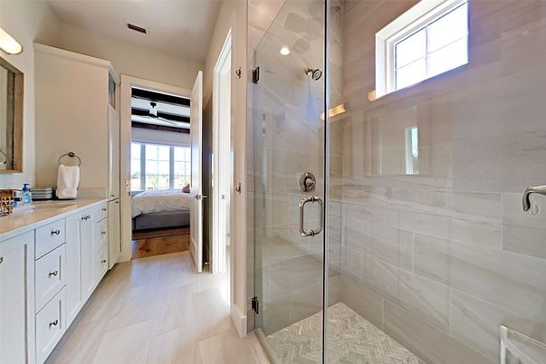 Bathroom, Bedroom, Glass Shower, Interior