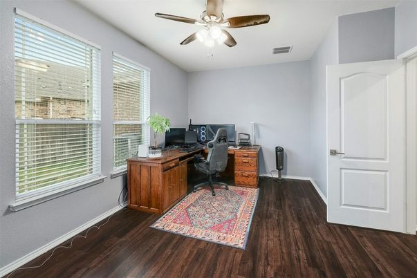 Home Office, Interior, Wood Texture Flooring