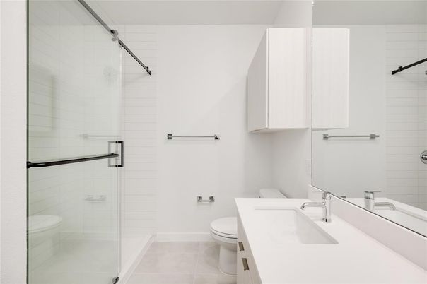 Bathroom, Glass Shower, Interior