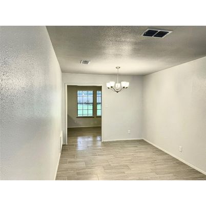 Chandelier, Empty room, Interior, Wood Texture Flooring