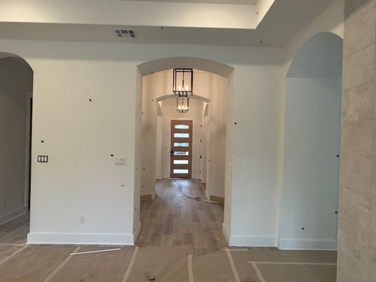 Interior, Pendant Lights, Wood Texture Flooring