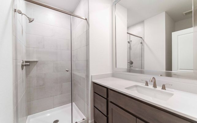 Bathroom, Glass Shower, Interior