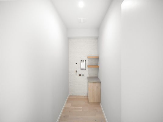 Interior, Recessed Lighting, Wood Texture Flooring